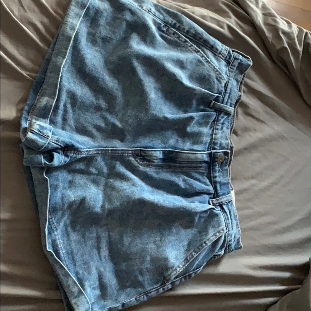 american eagle mom jeans shorts